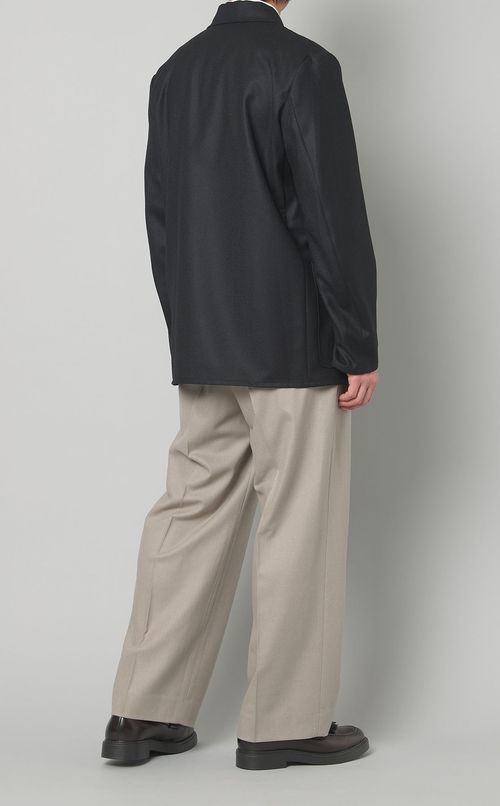 フランネルダブルブレストジャケット