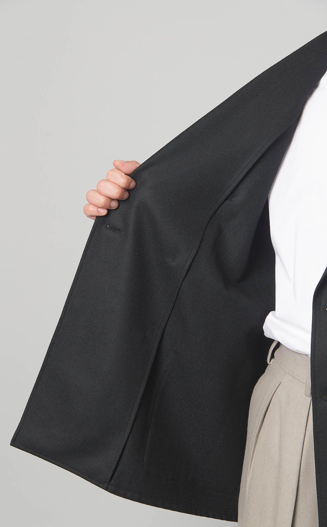 marka｜フランネルダブルブレストジャケット