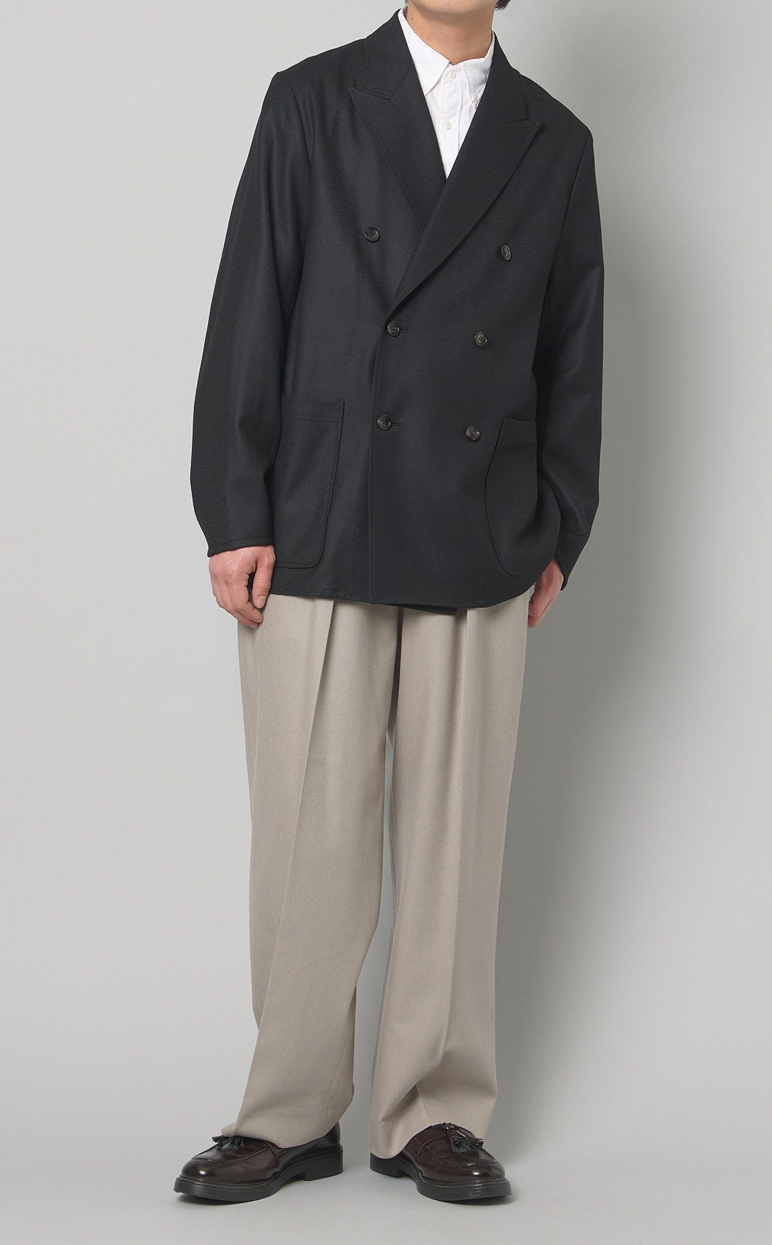 MARKAWARE｜ダブルプリーツトラウザーズ