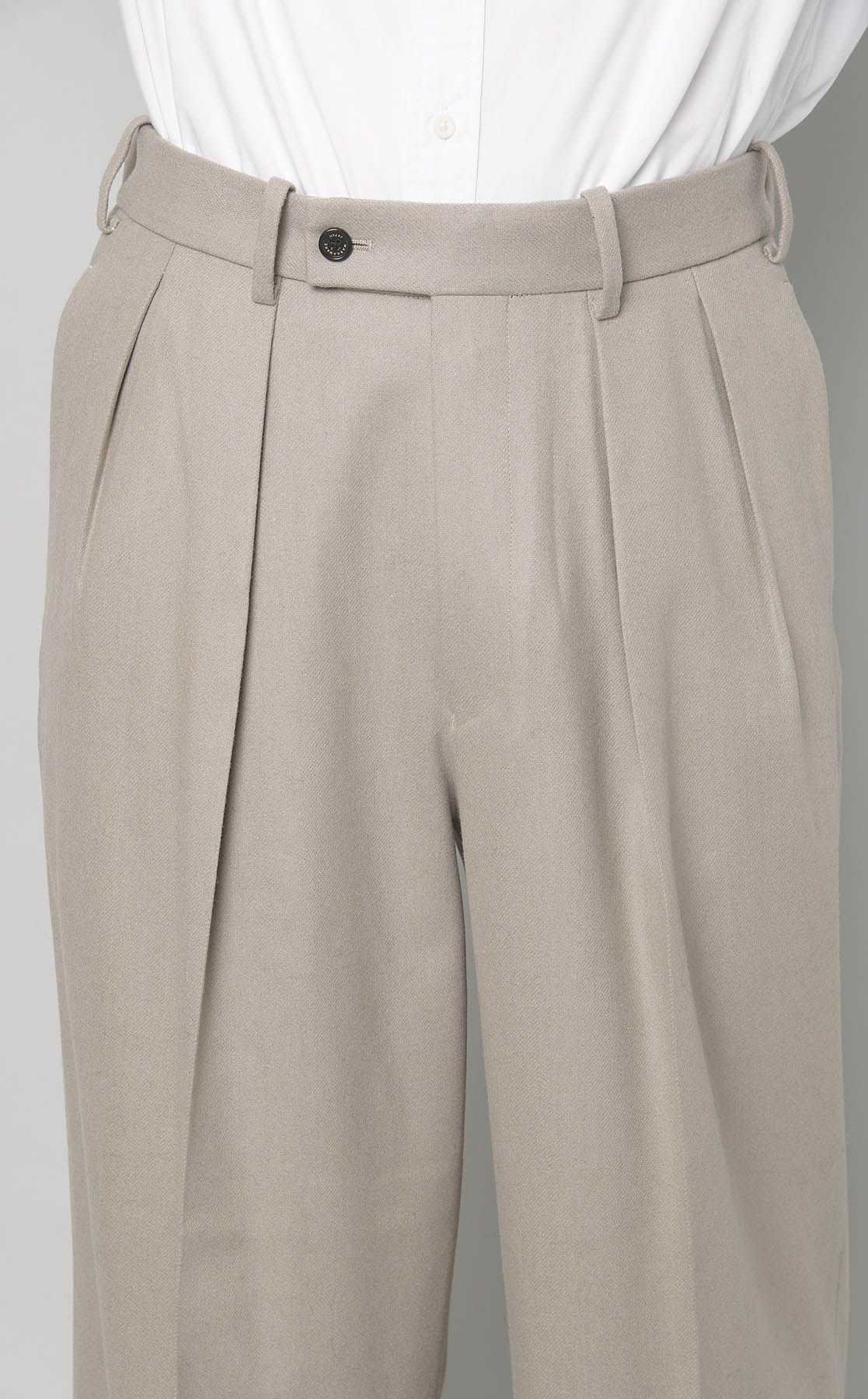 MARKAWARE｜ダブルプリーツトラウザーズ