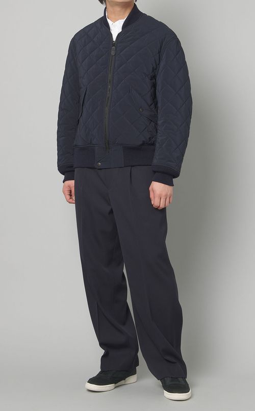 キルティングボンバージャケット