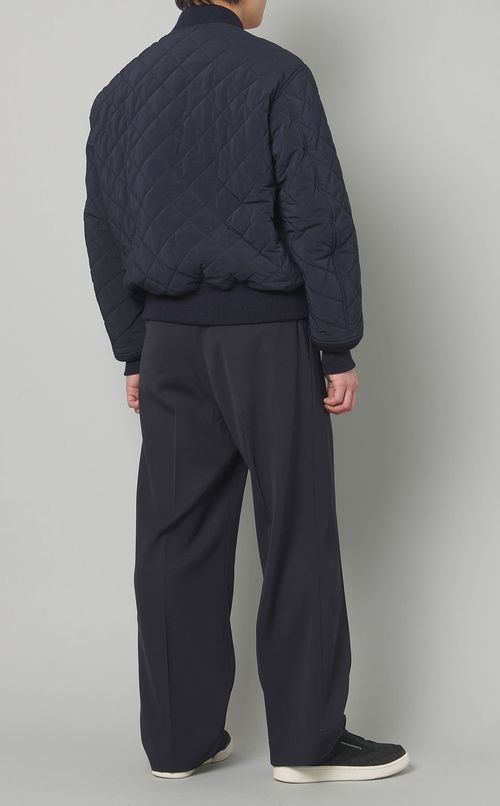 キルティングボンバージャケット