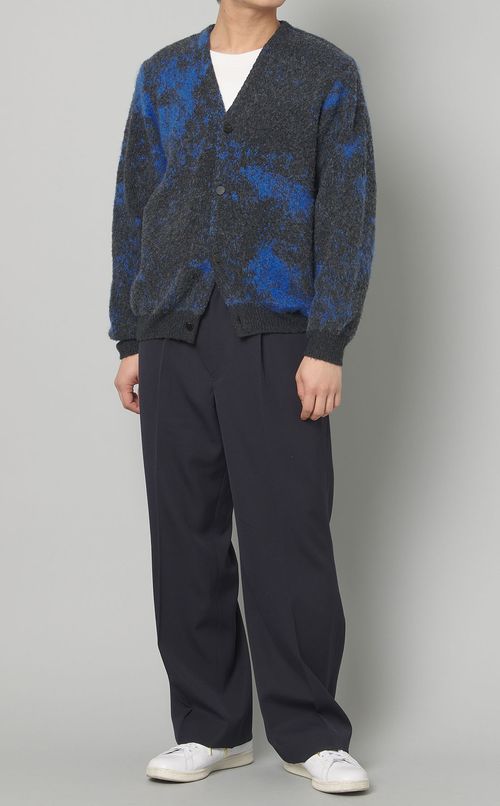 ブラッシュジャガードカーディガン