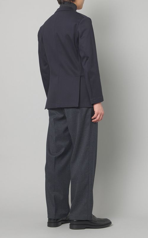 シングルストレッチウールジャケット