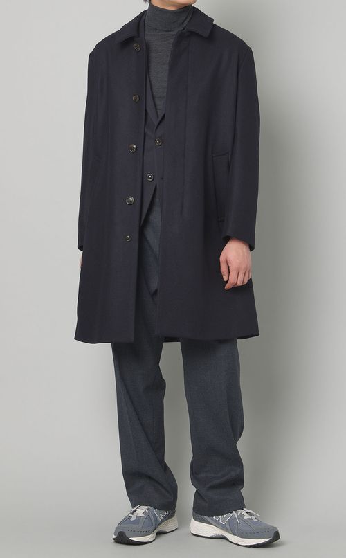 シングルストレッチウールジャケット