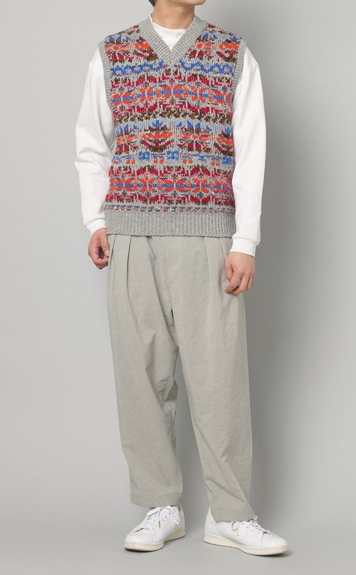 ワイドテーパードアンクルパンツ