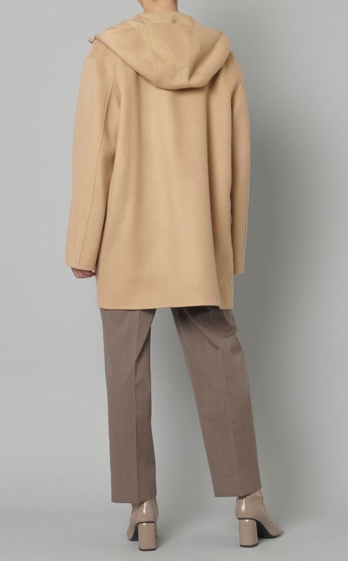 ウールカシミヤフードコート