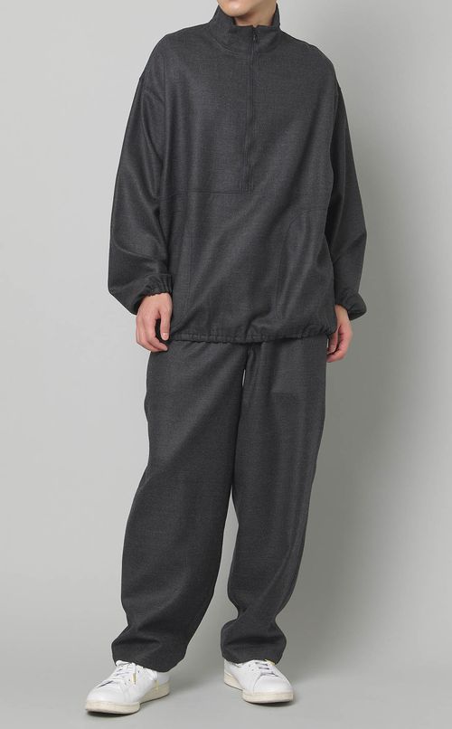 ハーフジップトラックジャケット