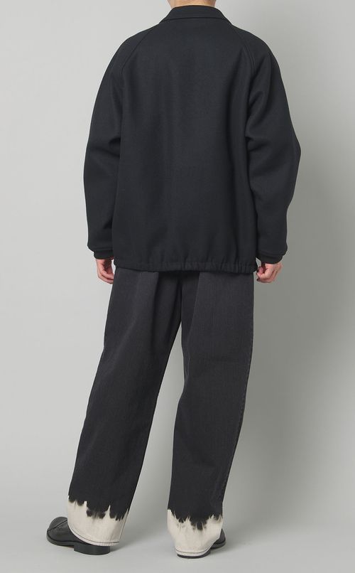 ウールメルトンスナップジャケット