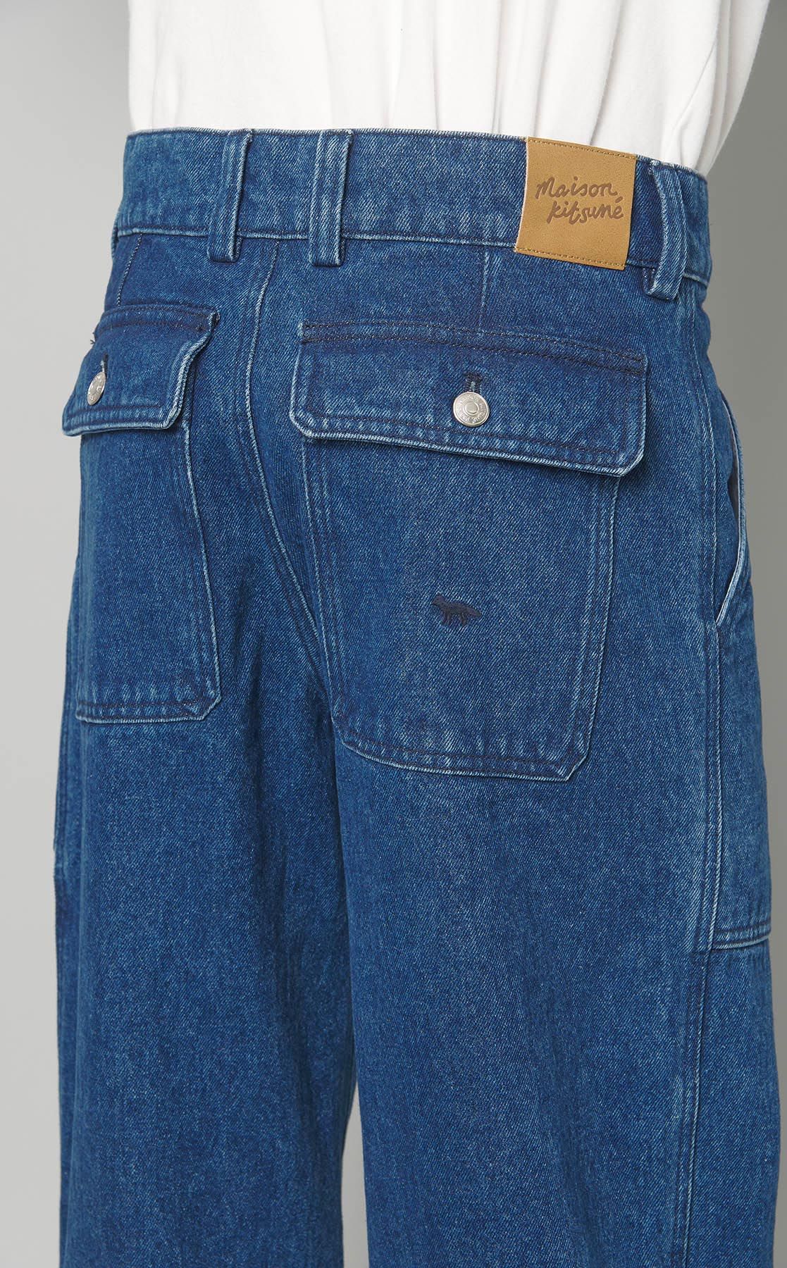 MAISON KITSUNÉ｜ウォッシュドデニムワークパンツ