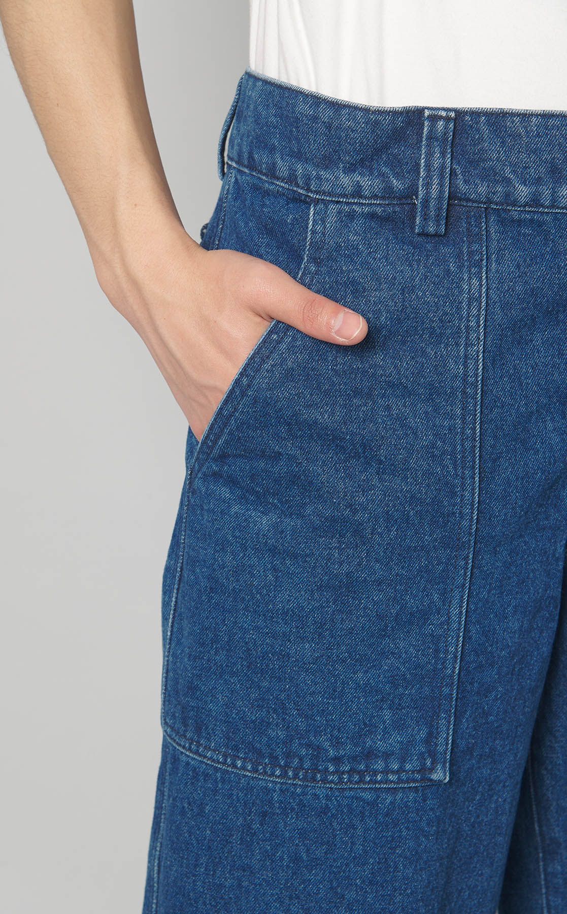 MAISON KITSUNÉ｜ウォッシュドデニムワークパンツ