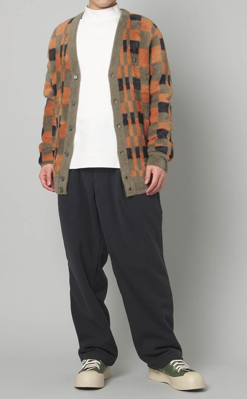 チェッカーボードカーディガン