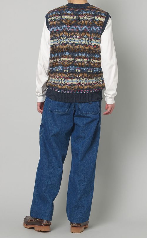 フェアアイルVニットベスト