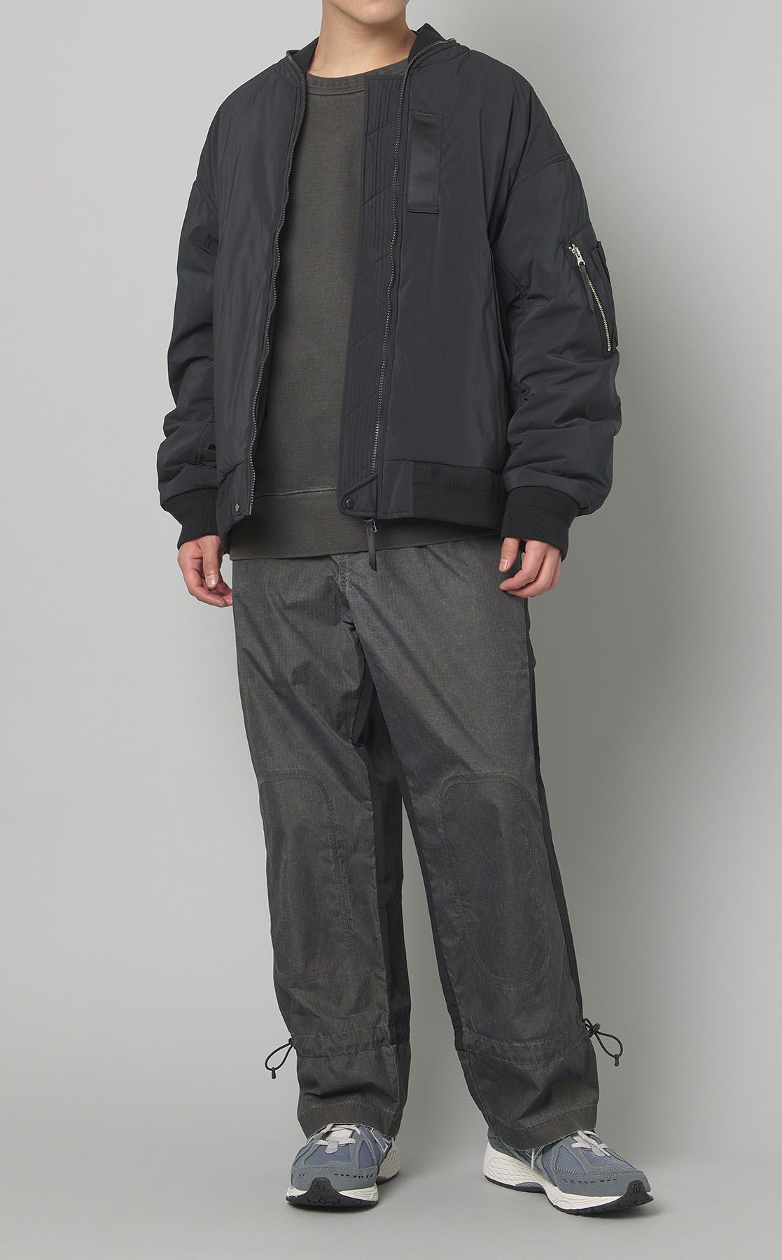 meanswhile｜ループジップMA-1ジャケット