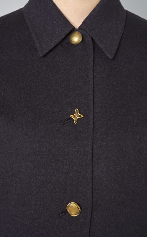 ダブルフェイスステンカラーコート