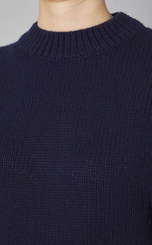 ウールレイヤードニットプルオーバー