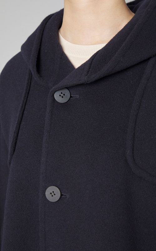 ダブルフェイスフーディコート