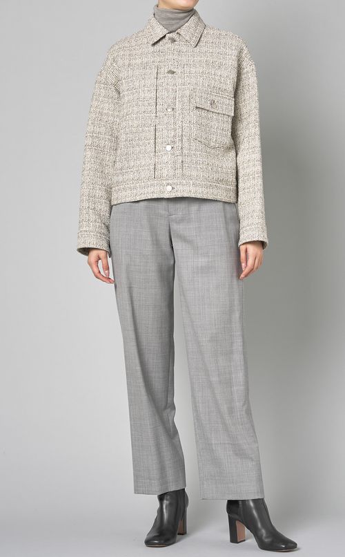 スムースウールイージーパンツ