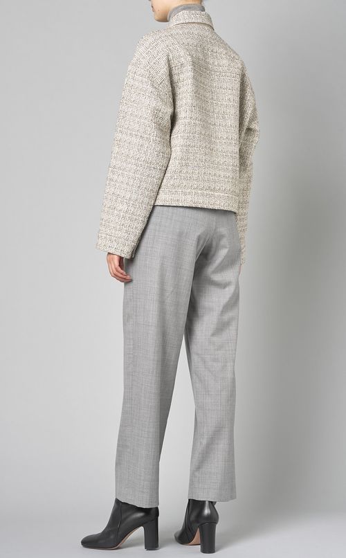 ツイードツータックブルゾン