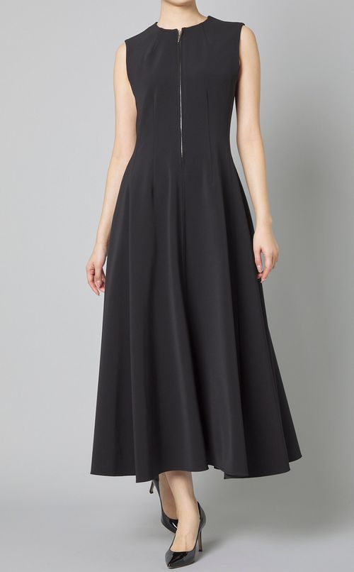 【ブラックフォーマル】フレアワンピース