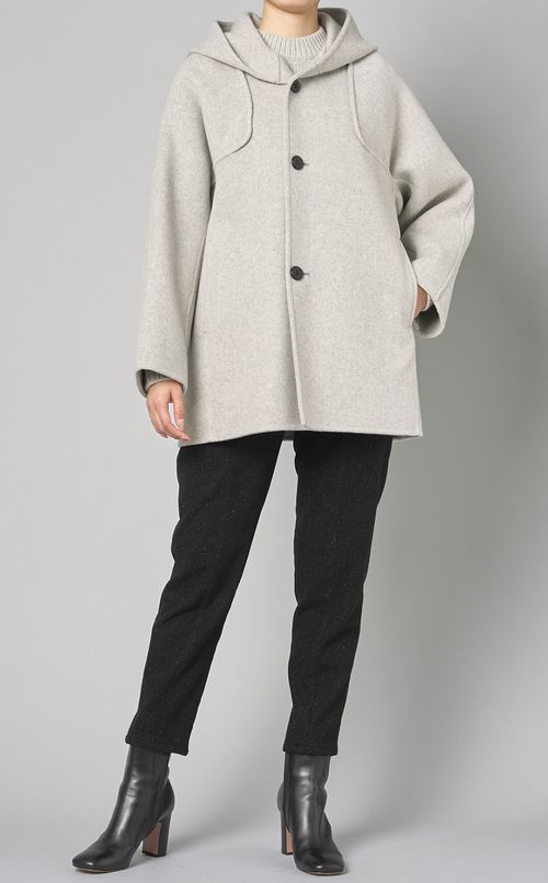 ダブルフェイスフーディコート