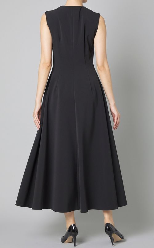 【ブラックフォーマル】フレアワンピース