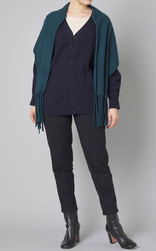 ウールストレッチテーパードパンツ