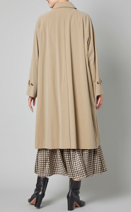 シャンブレーステンカラーコート