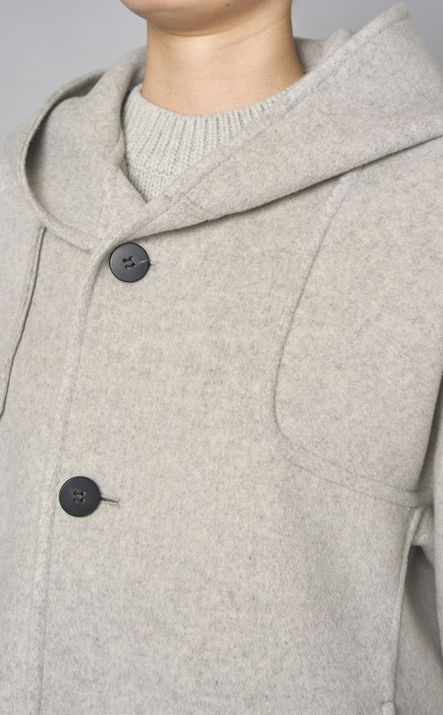 ダブルフェイスフーディコート