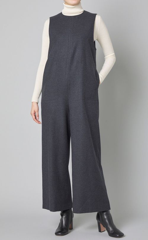 ウールサキソニーサロペット