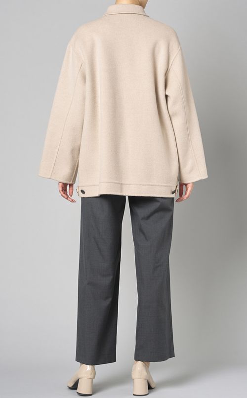 ダブルフェイスショートコート