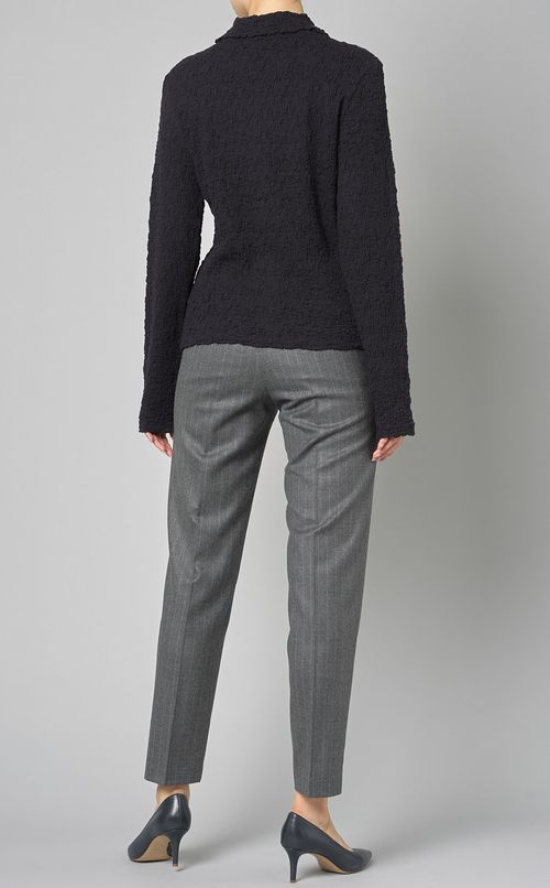 ロングスリーブポロカーディガン