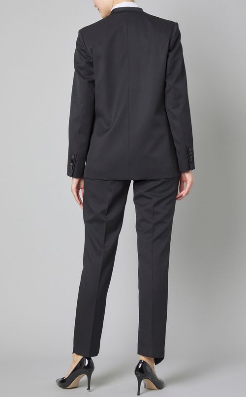 【ブラックフォーマル】ノーカラージャケット