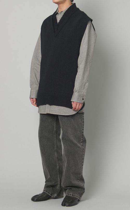 デニムワークシャツ