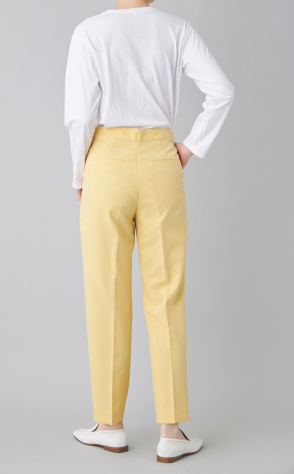 センタープレススリムスラックス