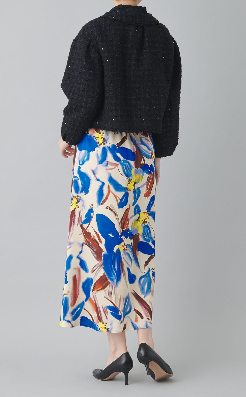 モールヤーンツイードショートジャケット