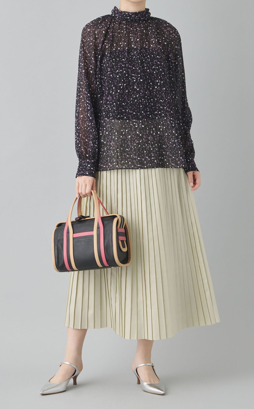 CABレザーボストンバッグ