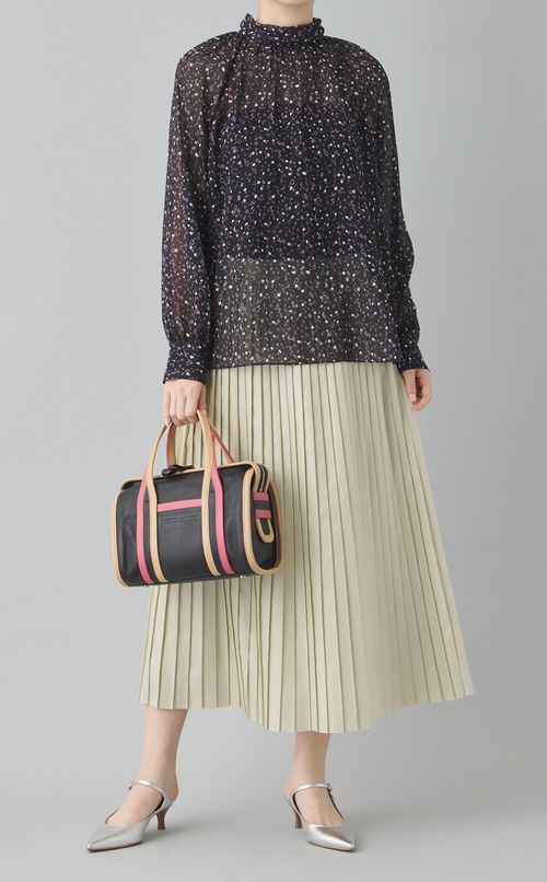 CABレザーボストンバッグ