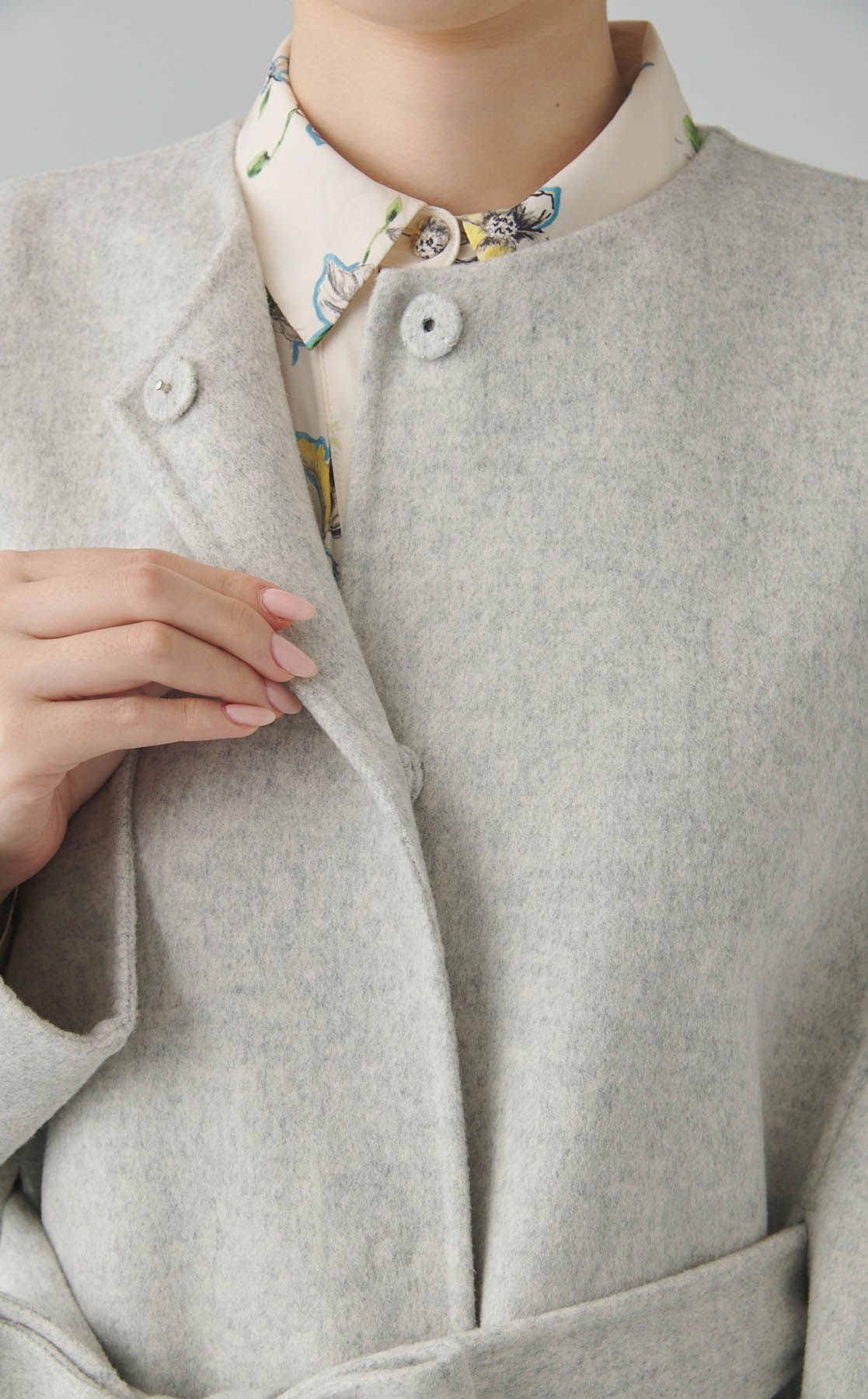 LE PHIL｜ソフトウールリバーポンチョ