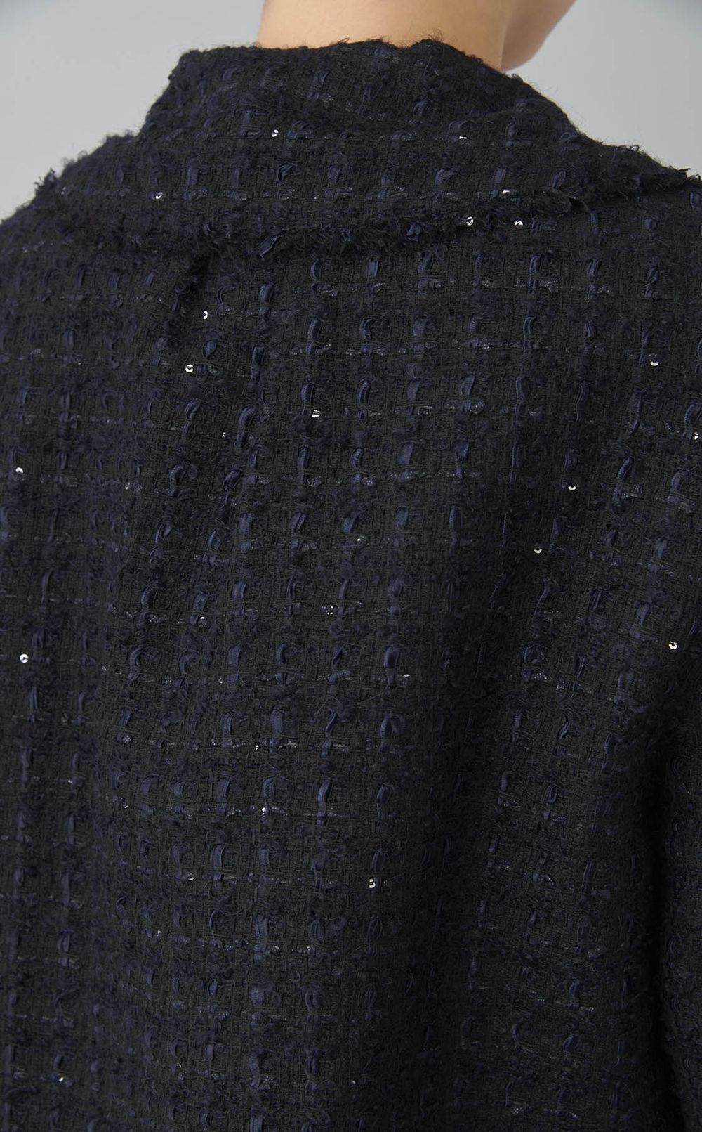 モールヤーンツイードショートジャケット