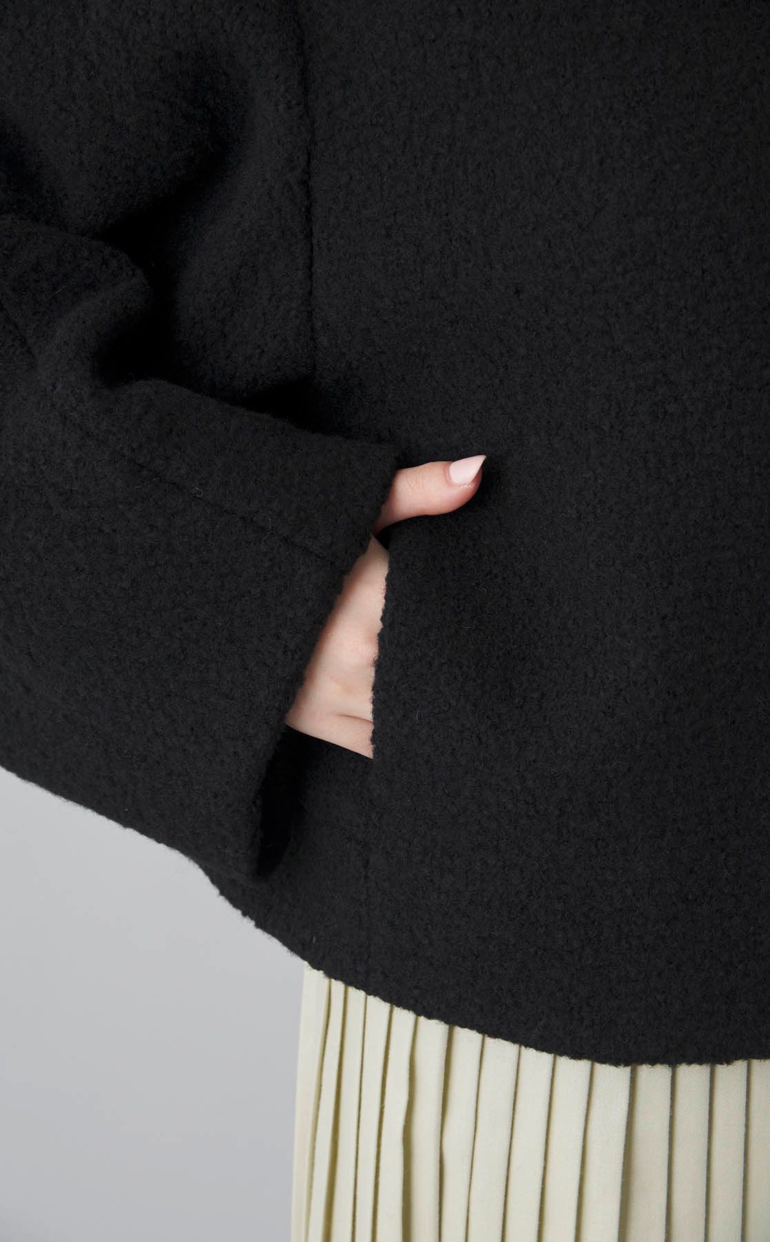 Theory luxe｜ロードウールノーカラージャケット
