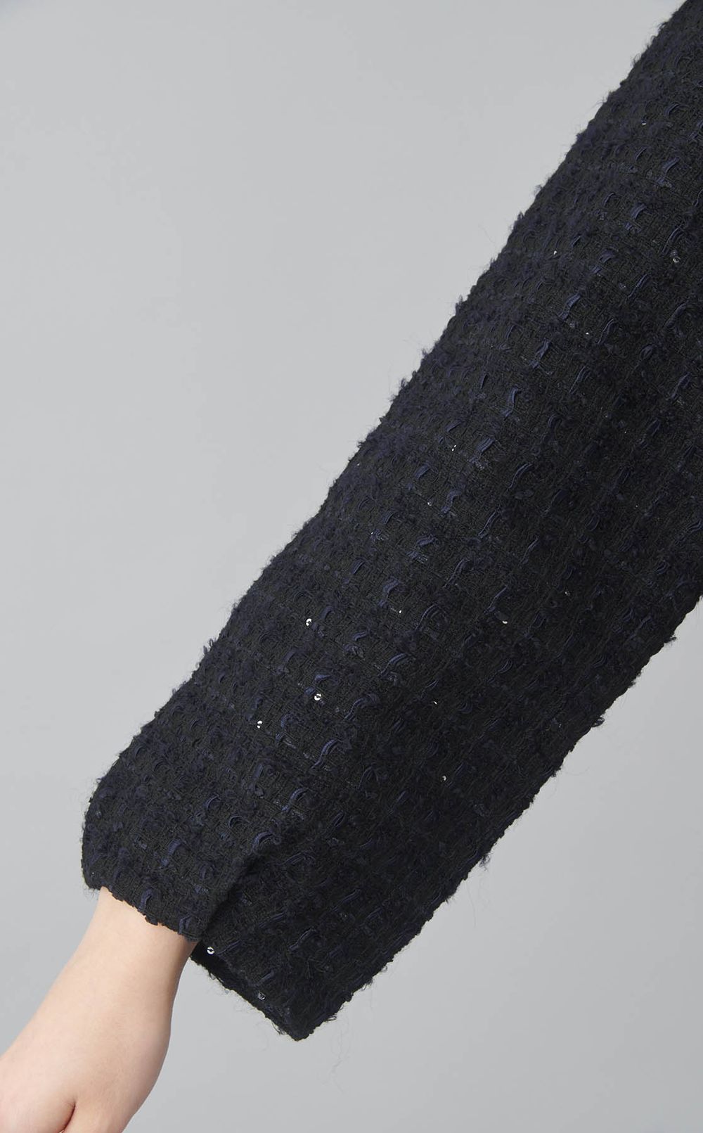 モールヤーンツイードショートジャケット