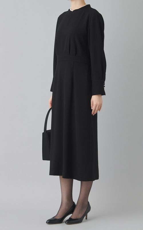 【ブラックフォーマル】別注ブラウスドッキングワンピース