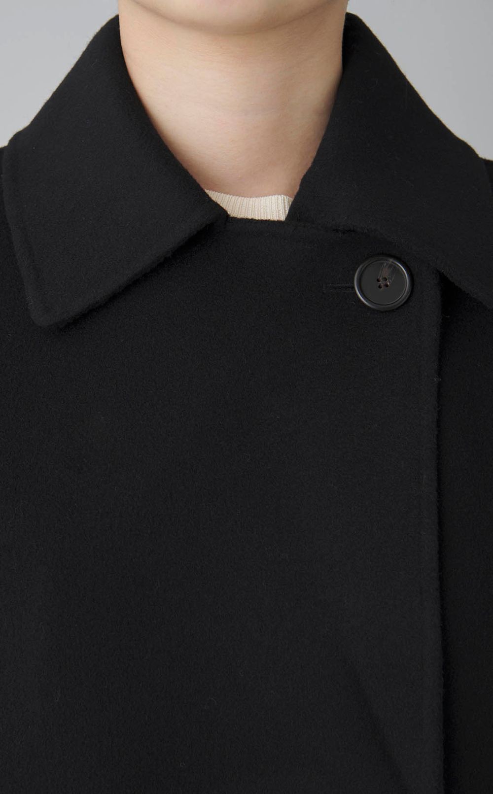 ウールカシミヤショートPコート