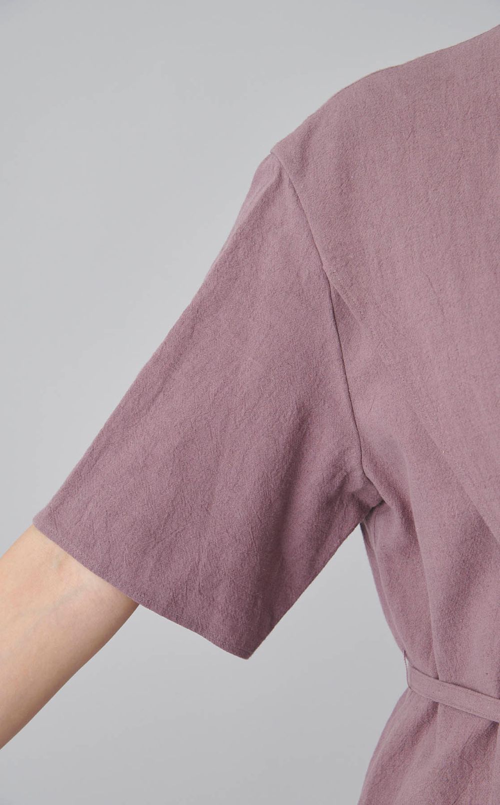 ギャザーパネルロングワンピース