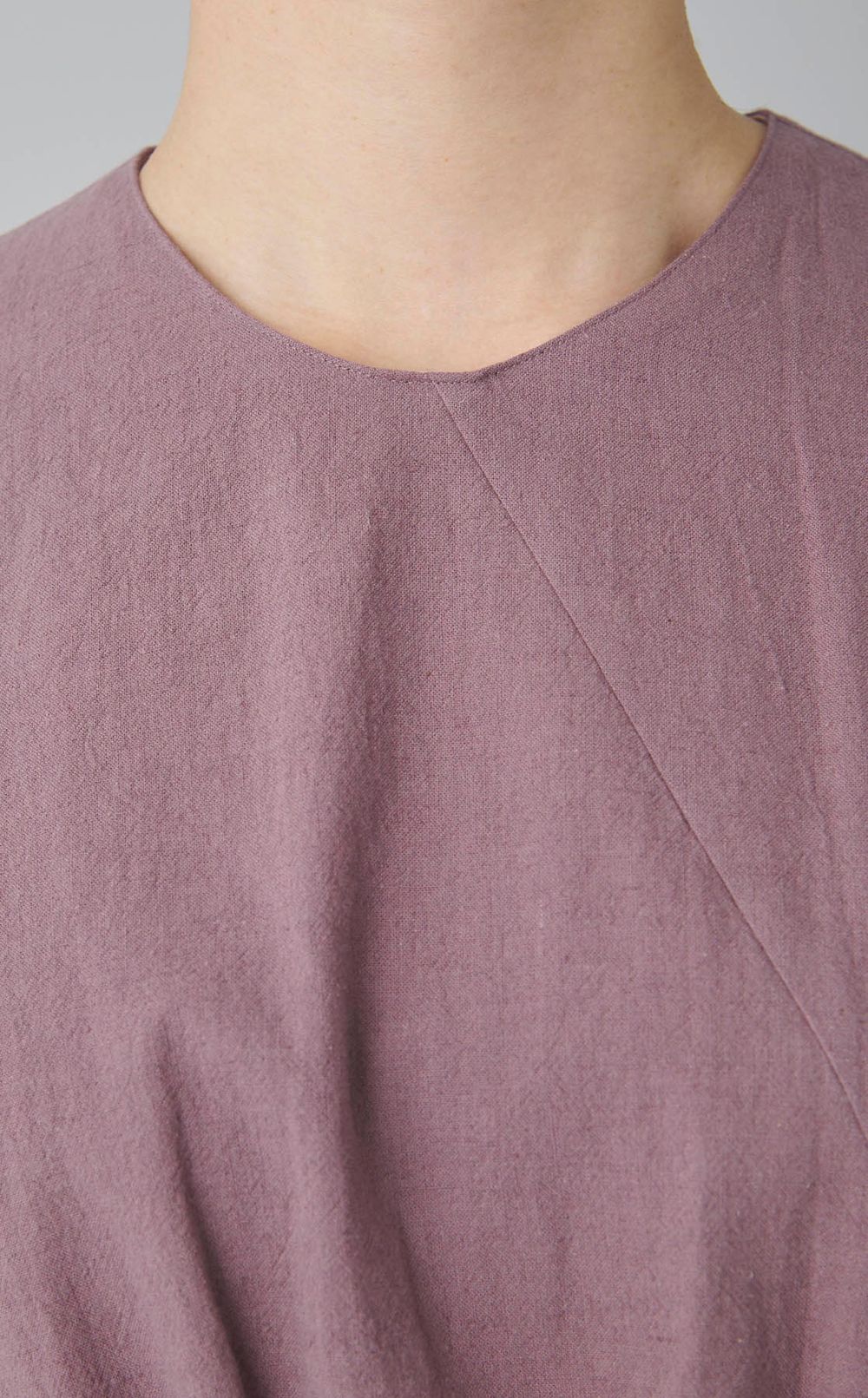 ギャザーパネルロングワンピース