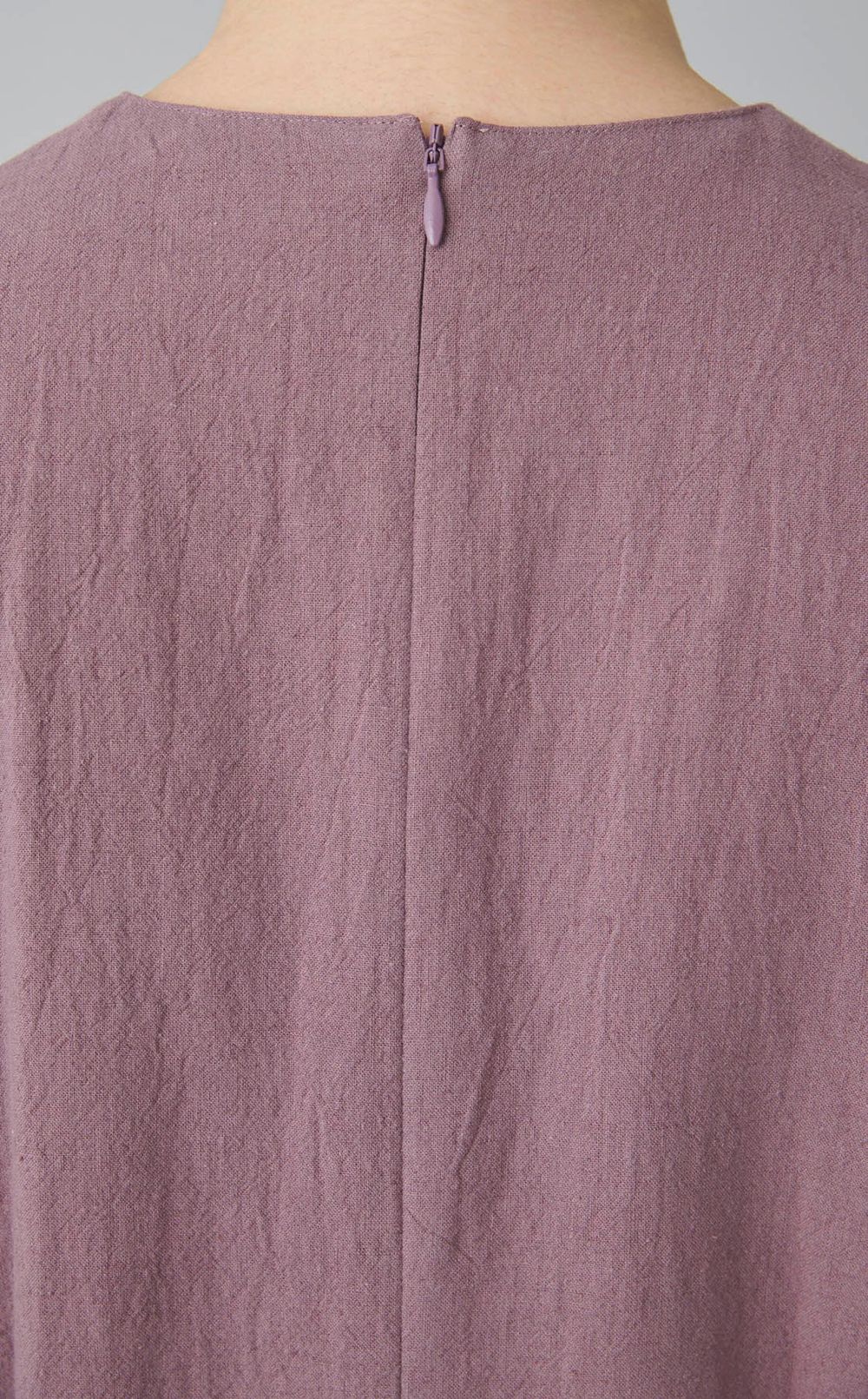 ギャザーパネルロングワンピース