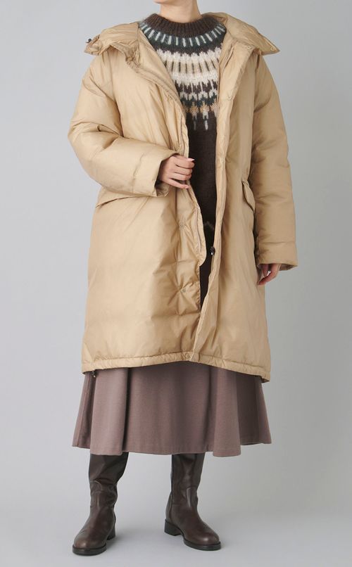 スーパーライトアウトドアロングダウン