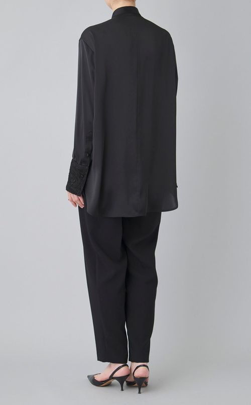 【ブラックフォーマル】レースシャツ