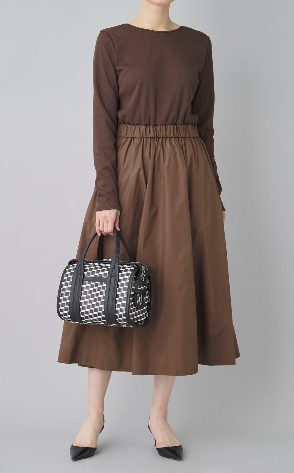 CABプリントボストンバッグ